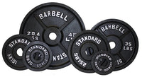 Load image into Gallery viewer, USA by Troy BOSS-300B Olympic 300lb Weight Set Black Plates with Black Bar
