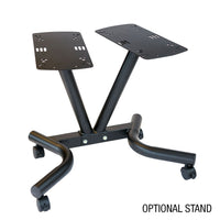 Load image into Gallery viewer, Adjustable Dumbbell Stand with Locking Caster Wheels

