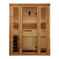 Load image into Gallery viewer, Golden Designs 2025 "Andermatt Edition" 2 - 3 Person Traditional Steam Sauna GDI-7030-01 - Pacific Premium Clear Cedar
