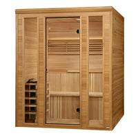 Load image into Gallery viewer, Golden Designs 2025 "Engelberg Edition" 4 - 6 Person Traditional Steam Sauna GDI-7060-01 - Pacific Premium Clear Cedar
