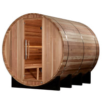 Load image into Gallery viewer, Golden Designs "Klosters" 6 Person Barrel GDI-B006-01 Traditional Sauna with Red Cedar Wood
