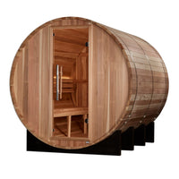 Load image into Gallery viewer, Golden Designs "Klosters" 6 Person Barrel GDI-B006-01 Traditional Sauna with Red Cedar Wood
