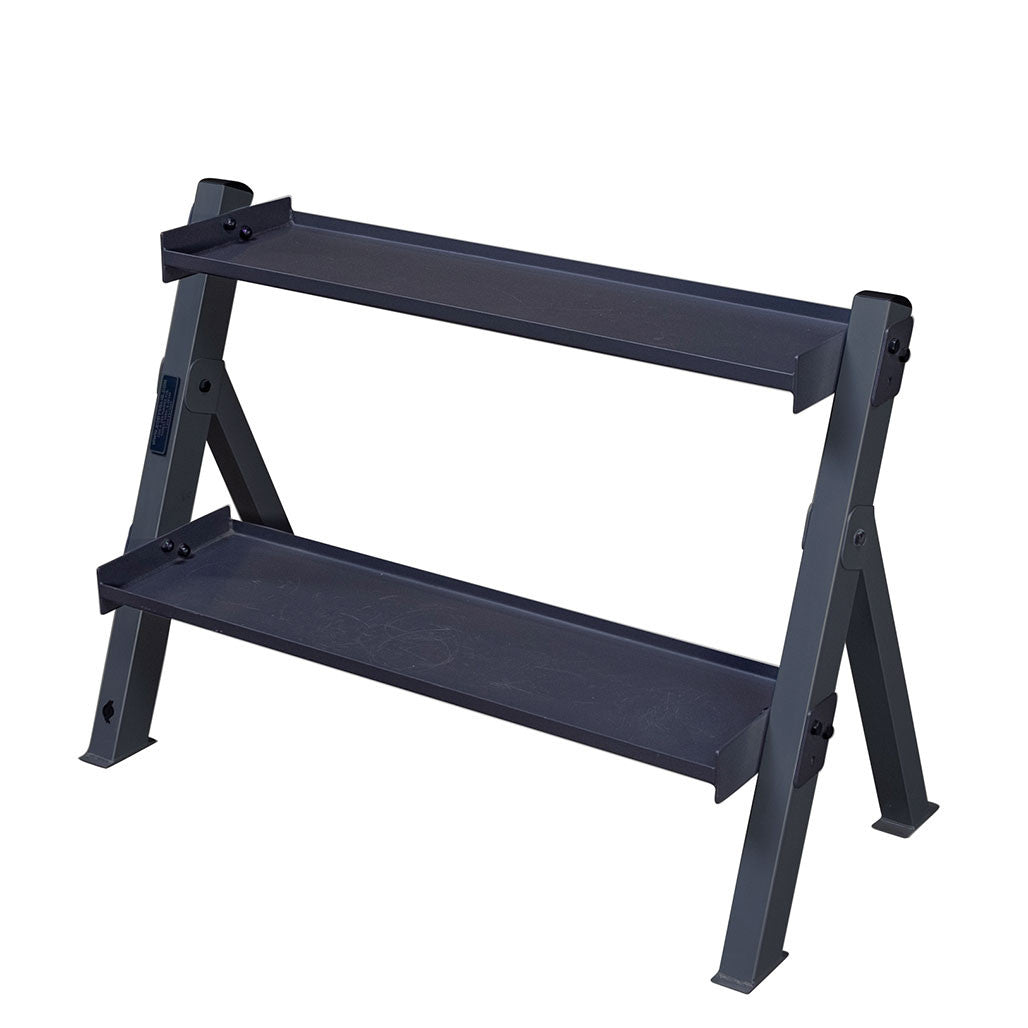 Body Solid GDKR100B Dumbbell/Kettlebell Rack