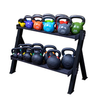 Load image into Gallery viewer, Body Solid GDKR100B Dumbbell/Kettlebell Rack
