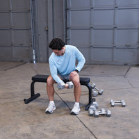 Load image into Gallery viewer, Body-Solid Heavy Duty Flat Bench GFB350B
