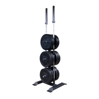 Load image into Gallery viewer, Body-Solid GWT56 Olympic Weight Tree and Bar Holder
