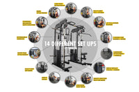 Load image into Gallery viewer, Powertec Multi Gym Smith System P-SMG26
