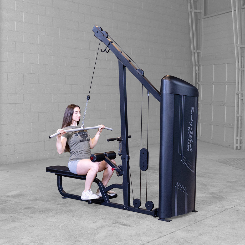 【Deisy@LBS】 Savile Clliford ダブル Body-Solid S2LATX Pro ClubLine Lat Pulldown and Mid Row Machine