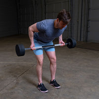 Load image into Gallery viewer, Body-Solid SBBS650 Fixed Weight Straight Barbell Set - 20 to 110 lb.
