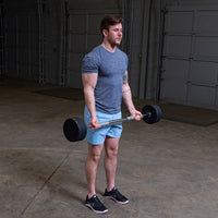Load image into Gallery viewer, Body-Solid SBBS650 Fixed Weight Straight Barbell Set - 20 to 110 lb.

