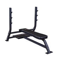 Load image into Gallery viewer, Pro ClubLine Fixed Olympic Flat Bench SOFB250
