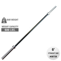 Load image into Gallery viewer, Body-Solid OB72B  6' Olympic Bar
