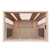 Load image into Gallery viewer, NEAR ZERO EMF FAR INFRARED 3 PERSON SAUNA - MELANIE
