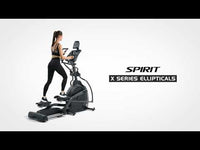 Load and play video in Gallery viewer, Spirit XE395 Incline Elliptical Trainer
