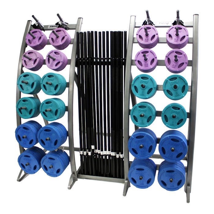 Troy (TLS-PAC-C) Color Group Strength Cardio Barbell Set