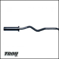 Load image into Gallery viewer, Troy Barbell (TOZ-60B) Black 5 ft Olympic EZ Curl Bar
