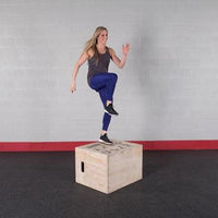 Load image into Gallery viewer, Body Solid 3-in-1 Wood Plyo Box (BSTWPBOX)

