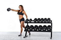 Load image into Gallery viewer, Powertec WB-DR10 Two-Tier Dumbbell Rack

