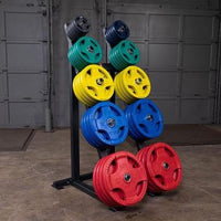Load image into Gallery viewer, Body-Solid GWT76 High Capacity Olympic Plate Rack
