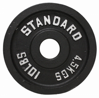 Load image into Gallery viewer, Olympic Weight Plate Set Black - 255lbs
