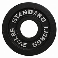 Load image into Gallery viewer, Olympic Weight Plate Set Black - 255lbs
