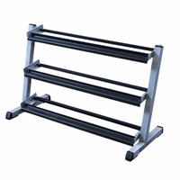 Load image into Gallery viewer, Body Solid GDR48 3 Tier Dumbbell Rackv
