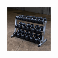 Load image into Gallery viewer, Body Solid GDR48 3 Tier Dumbbell Rack
