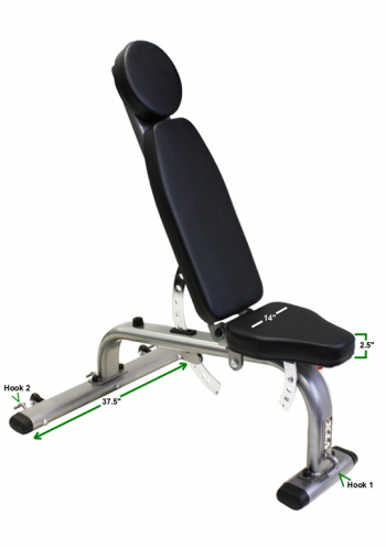 Troy Barbell VTX Bench - Thumbnail 3