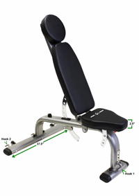 Load image into Gallery viewer, VTX Flat/Incline/Decline Adjustable Bench

