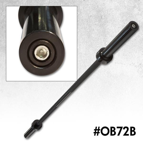 Body-Solid OB72B Black 6' Olympic Bar (OB72B)