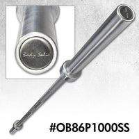 Load image into Gallery viewer, Body-Solid OB86P1000SS Stainless Steel Power Bar - 1000lb Test
