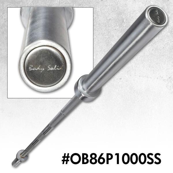 Body-Solid OB86P1000SS Stainless Steel Power Bar - 1000lb Test