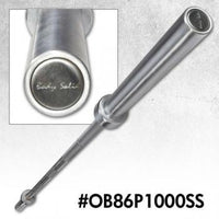 Load image into Gallery viewer, Body Solid OB86P1000SS Stainless Steel Power Bar - 1000lb Test
