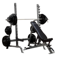 Load image into Gallery viewer, Body-Solid Bench Rack Combo SDIB370
