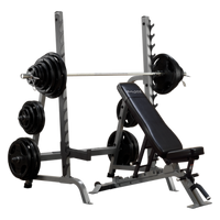 Body Solid Bench Rack Combo SDIB370 Rack and Bench Special Fitness Factory Outlet FitnessFactoryOutlet