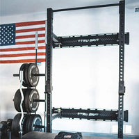 Load image into Gallery viewer, Tru Grit Foldable Wall-Mount Power Rack
