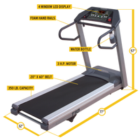 Load image into Gallery viewer, Body-Solid T10HRC Endurance Commercial Treadmill
