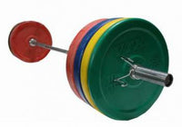 Load image into Gallery viewer, VTX 275lb Color Bumper Weight Set with bar (OSS-275SBP)
