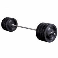 Load image into Gallery viewer, York 275lb Rubber Bumper Plate Set W/700lb Test Bar
