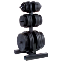 Load image into Gallery viewer, Body-Solid Olympic Plate Tree &amp; Bar Holder
