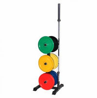 Load image into Gallery viewer, Troy Barbell Olympic Plate Tree &amp; Bar Holder
