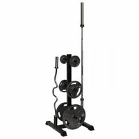 Load image into Gallery viewer, Troy Barbell Olympic Plate Tree &amp; Bar Holder

