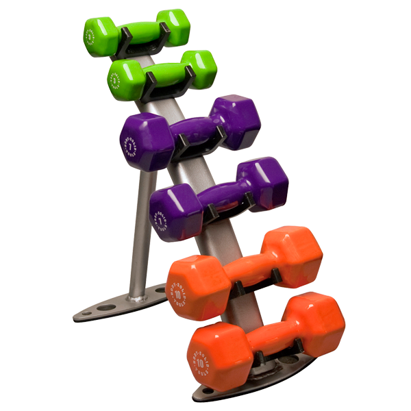 Body-Solid Vinyl Dumbbell Rack GDR10