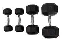 Load image into Gallery viewer, VTX 8-Sided Rubber Encased Dumbbells 5-75lb.
