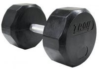Load image into Gallery viewer, Troy 12-Sided Rubber Encased Dumbbell 5-50 lbs Set 
