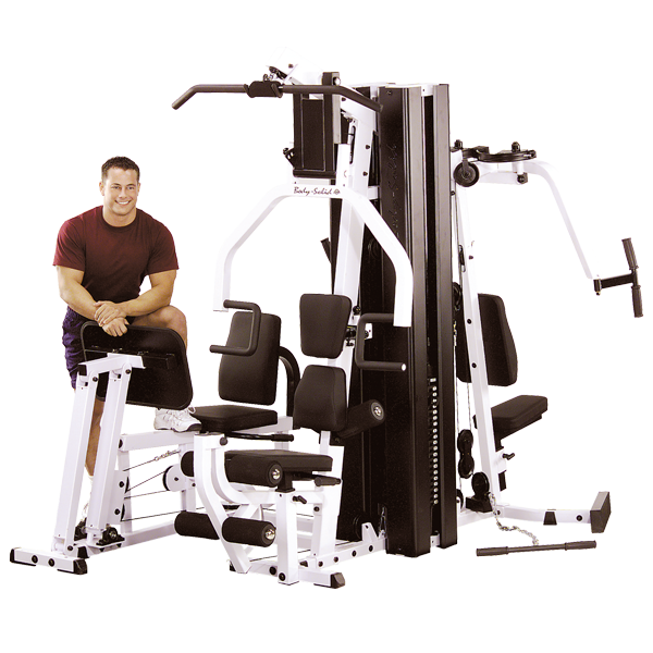 Body Solid EXM3000LPS Commercial Multi Station Gym Fitness Factory Outlet FitnessFactoryOutlet