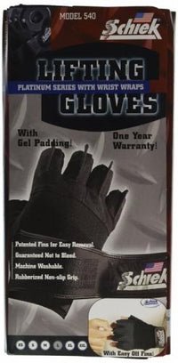 Load image into Gallery viewer, Schiek Gel Lifting Gloves with Wrist Wraps
