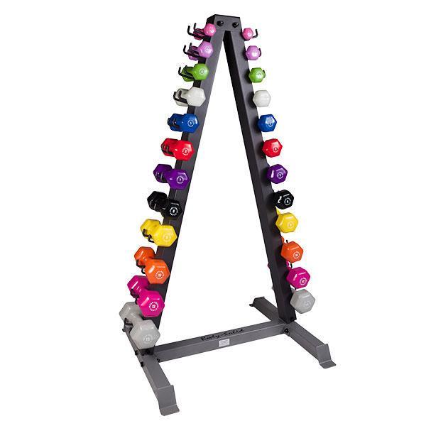 Vertical Dumbbell Rack with 12 Vinyl Pairs GDR24-VPACK