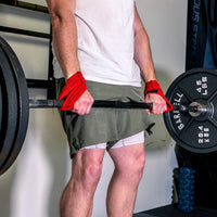 Load image into Gallery viewer, Serious Steel Red Figure 8 Lifting Straps
