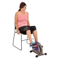 Load image into Gallery viewer, Stamina Mini Exercise Bike with Smooth Pedal System / Purple
